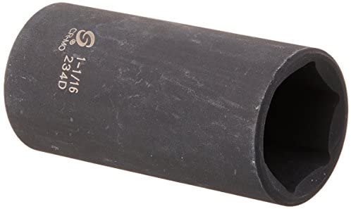 Sunex 234d 1/2" Drive 1-1/16" Deep Impact Socket - MPR Tools & Equipment