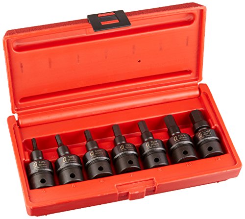 Sunex 3659 3/8-Inch Drive Metric Universal Hex Bit Driver Impact Socket Set - MPR Tools & Equipment