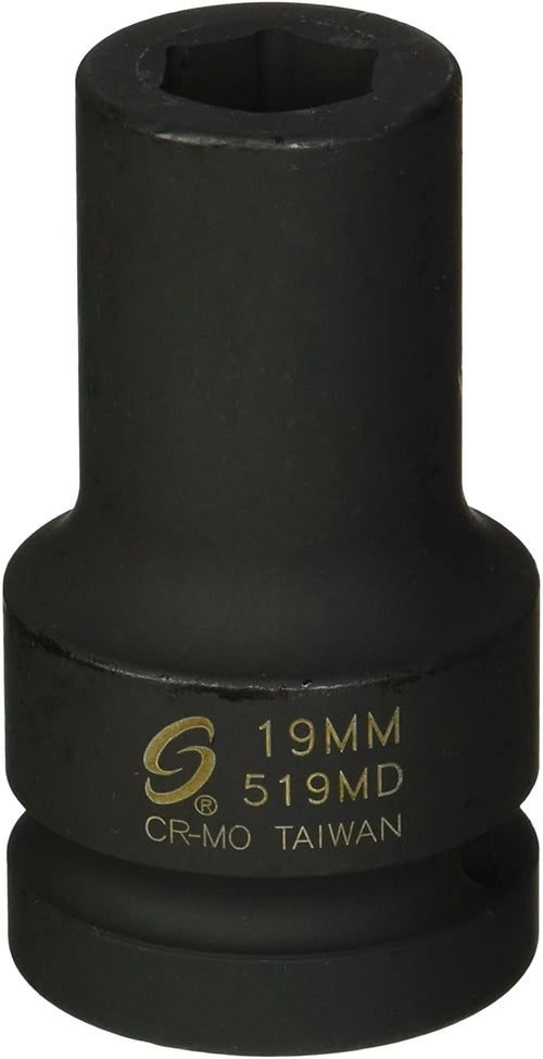 Sunex 519MD 1" Drive 19mm Deep Impact Socket - MPR Tools & Equipment