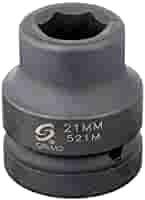 Sunex 521M 1" Drive 21mm Impact Socket - MPR Tools & Equipment