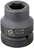 Sunex 521M 1" Drive 21mm Impact Socket - MPR Tools & Equipment