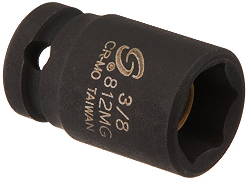 Sunex 812mg 1/4-Inch Drive 3/8-Inch Magnetic Impact Socket - MPR Tools & Equipment