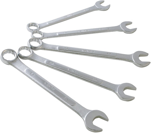 Sunex 9605MA 5 Piece Raised Panel Metric Combination Wrench Set (Raised Panel) CRV - MPR Tools & Equipment