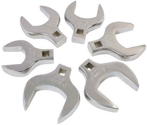 Sunex 9722A 6 Piece 1/2" Dr. Jumbo Crowfoot Set CRV - MPR Tools & Equipment