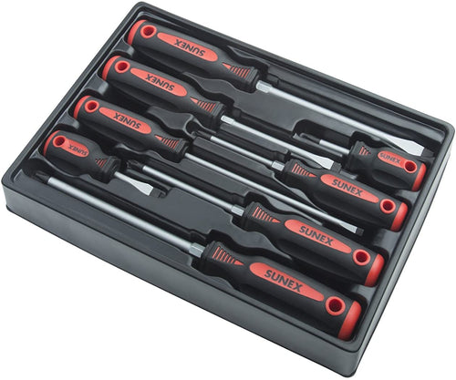 Sunex Tools 118SS Combination Screwdriver Set. 8Piece - MPR Tools & Equipment