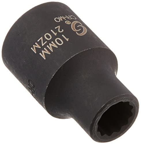 Sunex Tools 210ZM 1/2 in. Drive 10-mm 12-Point Impact Socket - MPR Tools & Equipment