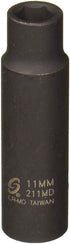 Sunex Tools 211MD 1/2 in. Drive 11-mm Deep Impact Socket - MPR Tools & Equipment