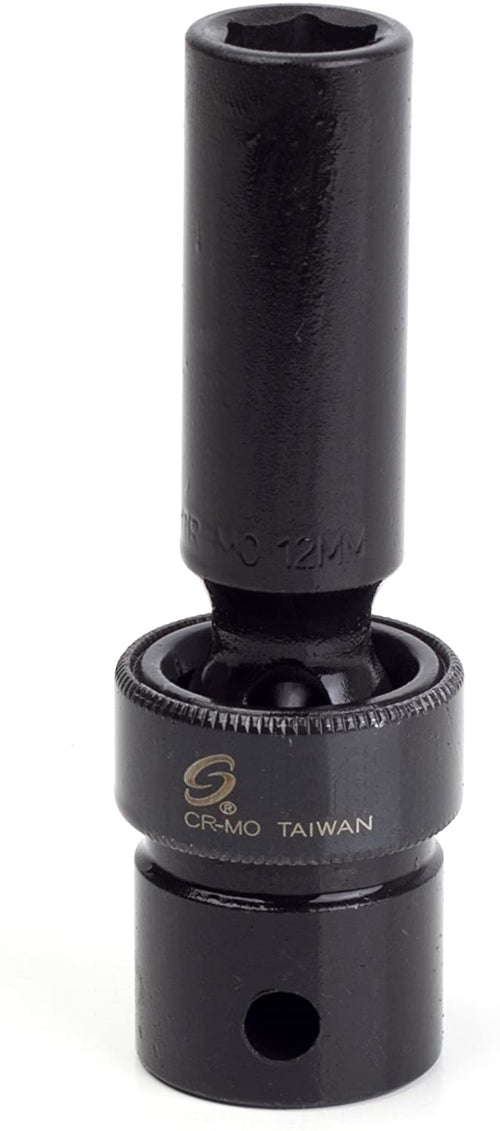 Sunex Tools 212UMD 1 in." Drive 12-mm Deep Universal Impact Socket - MPR Tools & Equipment