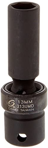 Sunex Tools 213UMD 1 in." Drive 13-mm Deep Universal Impact Socket - MPR Tools & Equipment