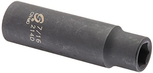 Sunex Tools 214d 1/2 in. Drive 7/16 in. Deep Impact Socket - MPR Tools & Equipment