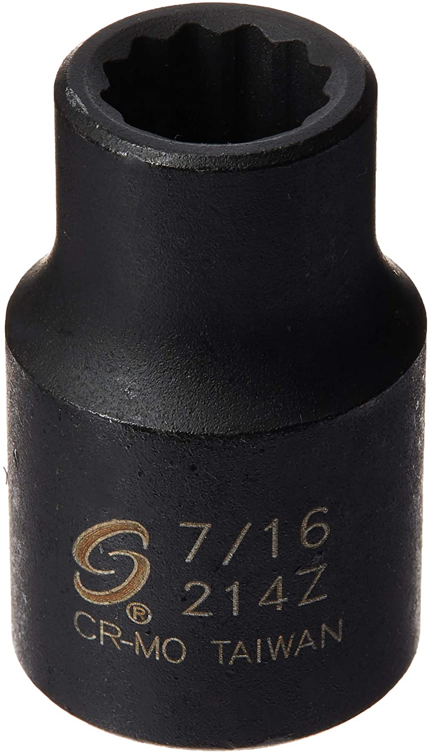 Sunex Tools 214z 1/2" Drive 7/16" 12-Point Impact Socket - MPR Tools & Equipment