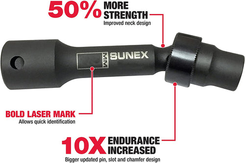 Sunex Tools 218zudl 1/2 in. Drive 9/16 in. 12-Point Driveline Socket - MPR Tools & Equipment