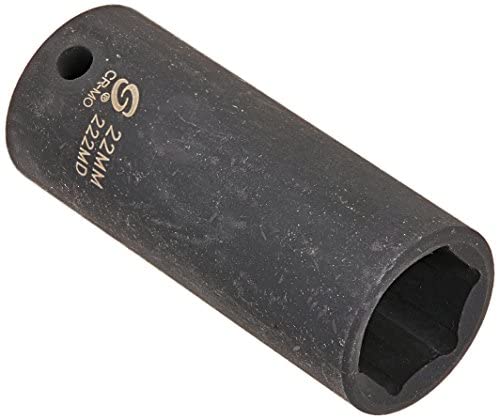 Sunex Tools 222MD1/2 in. Drive 22-mm Deep Impact Socket - MPR Tools & Equipment