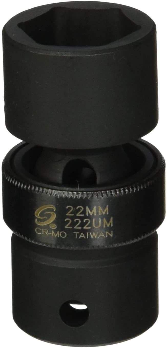 Sunex Tools 222UM 1 in." Drive 22-mm Universal Impact Socket - MPR Tools & Equipment