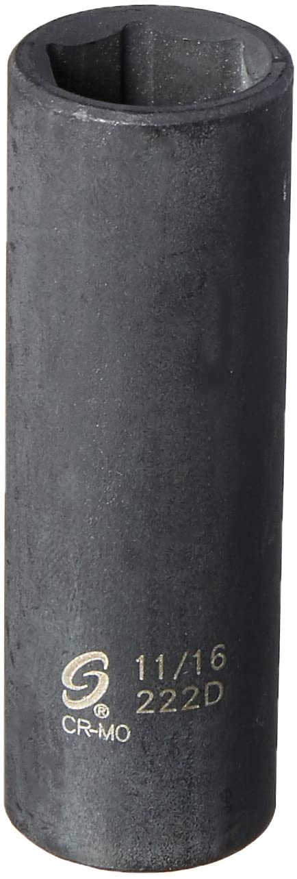 Sunex Tools 222d 1/2 in. Drive 11/16 in. Deep Impact Socket - MPR Tools & Equipment