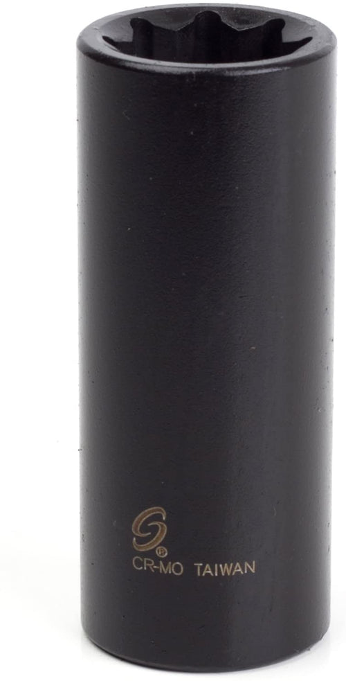 Sunex Tools 222qd 1/2 in. Drive 11/16 in. 8-Point Deep Impact Socket - MPR Tools & Equipment