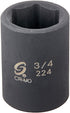 Sunex Tools 224 1/2" by 3/4" Impact Socket Drive - MPR Tools & Equipment