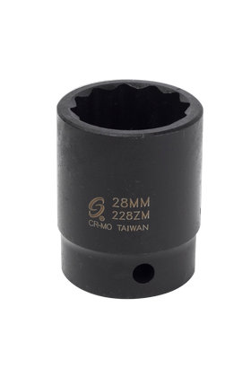 Sunex Tools 228ZM 1/2" Dr. 12 Pt. 28mm Impact Socket - MPR Tools & Equipment