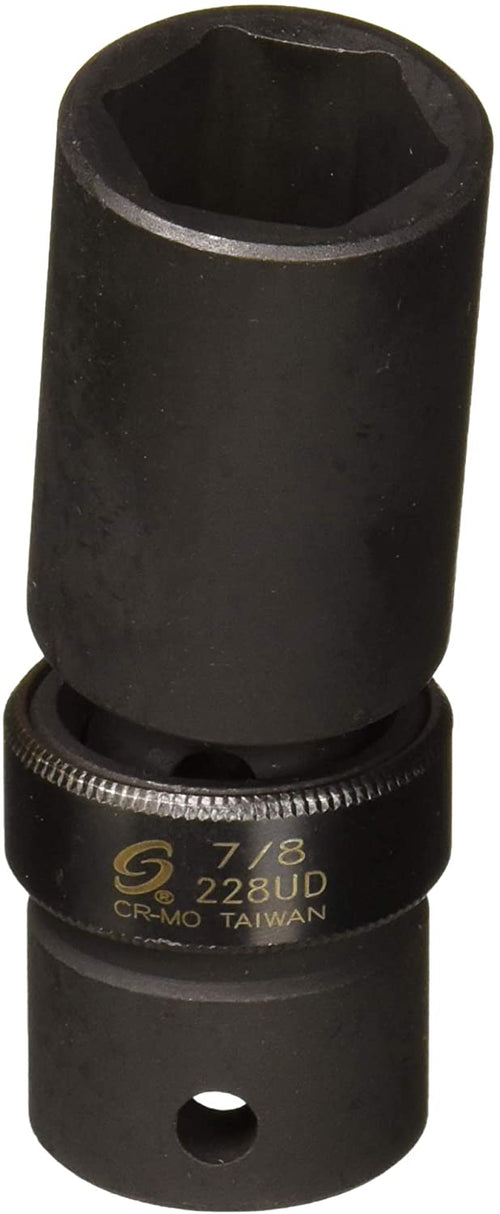 Sunex Tools 228ud 1/2 in. Drive 7/8 in. Deep Universal Impact Socket - MPR Tools & Equipment