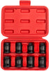 Sunex Tools 2841 1/2 in. Drive Pipe Plug Socket Set, Male/Female set, Cr-Mo, 7/16 in. - 5/8 in. Male, 7/16 in. - 5/8 in. Female, 8 pieces - MPR Tools & Equipment