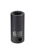 Sunex Tools 312MZRD 3/8 in. Drive 12mm 12-Point Semi-Deep Impact Socket - MPR Tools & Equipment