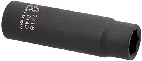 Sunex Tools 314d 3/8" Drive 7/16" Deep Impact Socket - MPR Tools & Equipment