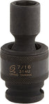 Sunex Tools 314u 3/8 in. Drive 7/16 in. Universal Impact Socket - MPR Tools & Equipment