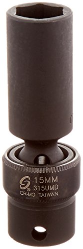 Sunex Tools 315UMD 3/8 in. Drive 15-mm Deep Universal Impact Socket - MPR Tools & Equipment