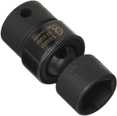 Sunex Tools 316UM 3/8 in. Drive 16-mm Universal Impact Socket - MPR Tools & Equipment