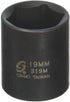 Sunex Tools 319M 3/8 in. Drive 19-mm Impact Socket - MPR Tools & Equipment