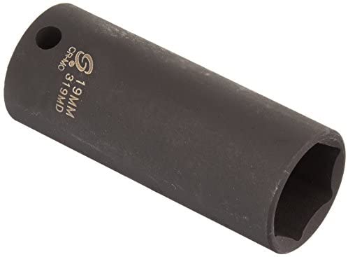 Sunex Tools 319MD 3/8 in. Drive 19-mm Deep Impact Socket - MPR Tools & Equipment