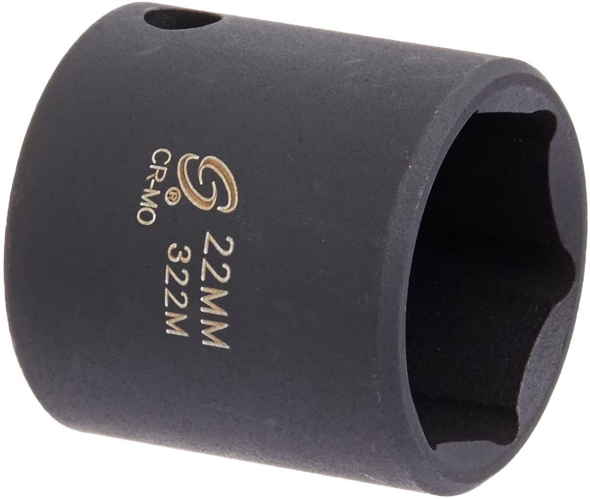 Sunex Tools 322M 3/8 in. Drive 22-mm Impact Socket - MPR Tools & Equipment