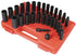 Sunex Tools 3360DD 28 Piece 3/8 in. Drive Master Deep Metric and Fractional Impact Socket Set - MPR Tools & Equipment