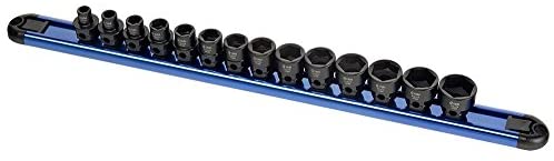 Sunex Tools 3362 3/8" Drive Low Profile Impact Socket Set with Hex Shank MM, 14 pieces - MPR Tools & Equipment