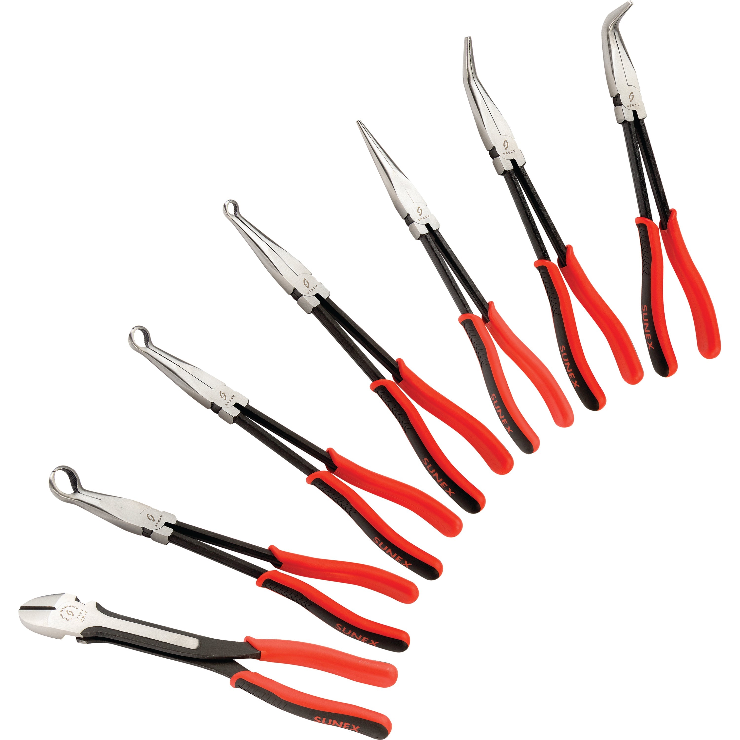 Sunex Tools 3613V 7pc Long Reach Pliers Set - MPR Tools & Equipment