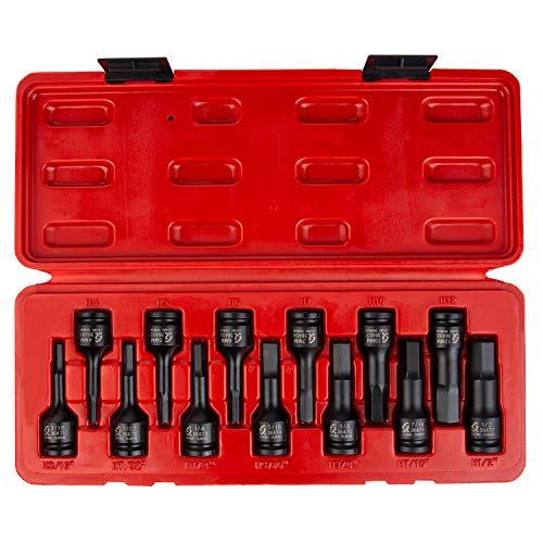 Sunex Tools 3649 13pc 3/8" Drive Fractional & Metric Hex Driver Set - MPR Tools & Equipment