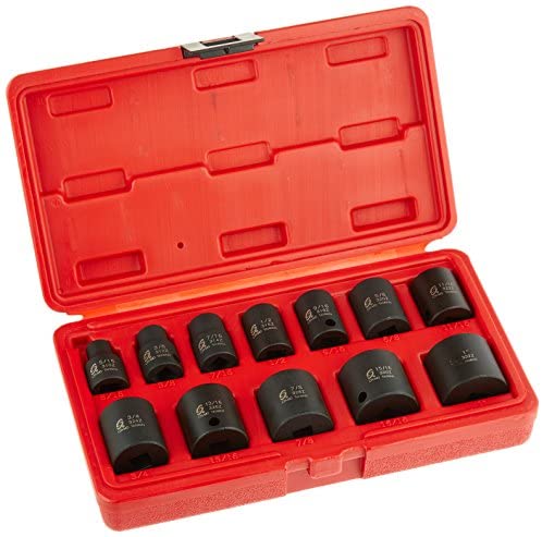 Sunex Tools 3674 12 Piece 3/8" Standard Drive SAE Impact Socket Set - MPR Tools & Equipment