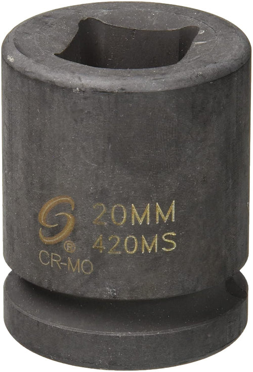 Sunex Tools 420M 3/4 in. Drive 20-mm Square Impact Socket - MPR Tools & Equipment