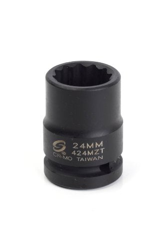 Sunex Tools 424MZT 3/4 in. Drive 24-mm 12-Point Thin Wall Impact Socket - MPR Tools & Equipment