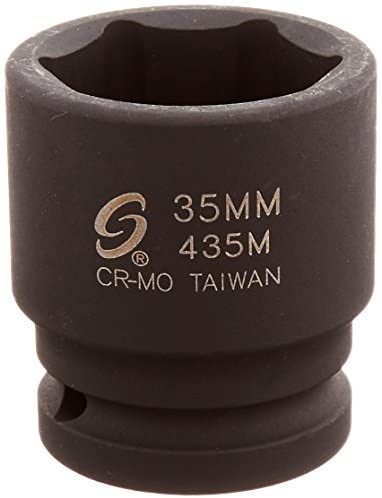 Sunex Tools 435M 3/4" Drive Standard 6 Point Metric Impact Socket 35mm - MPR Tools & Equipment