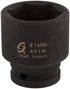 Sunex Tools 441M 3/4 in. Drive Standard 6 Point Metric Impact Socket, 41-mm - MPR Tools & Equipment