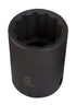 Sunex Tools 452ZT 3/4 in. Drive 1-5/8 in. 12-Point Thin Wall Impact Socket - MPR Tools & Equipment