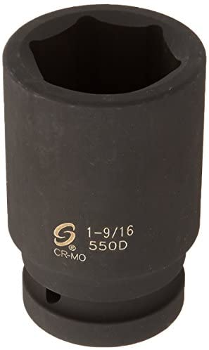 Sunex Tools 550D 1" Drive Deep 6 Point Impact Socket 1-9/16" - MPR Tools & Equipment