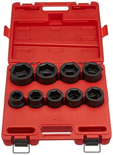 Sunex Tools 5699 9 Piece 1" Drive Standard SAE Jumbo Impact Socket Set - MPR Tools & Equipment