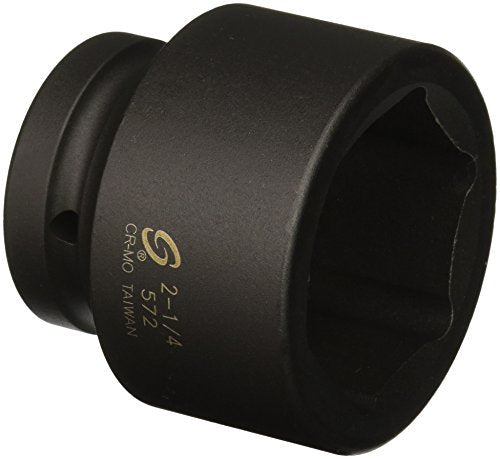 Sunex Tools 572 1" Drive Standard 6 Point Impact Socket 2-1/4" - MPR Tools & Equipment