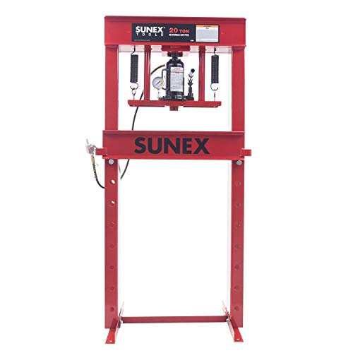 Sunex Tools 5720 Fully-Welded Manual Hydraulic Shop Press, 20 Tons - MPR Tools & Equipment