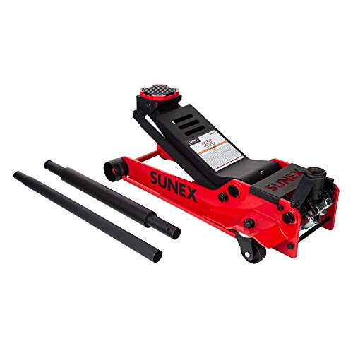 Sunex Tools 66035SJ 3.5 Ton Low Profile Steel Service Jack with Rapid Rise Technology - MPR Tools & Equipment