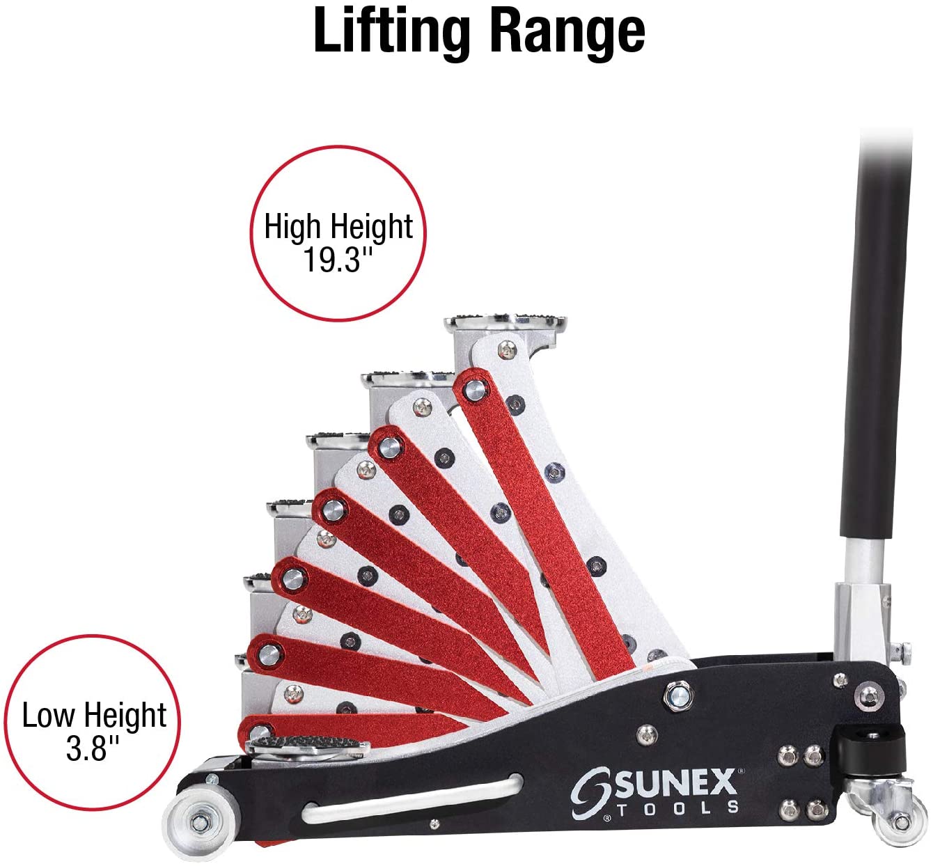 Sunex Tools 6603ASJPK Aluminum 3 Ton Jack Pack - MPR Tools & Equipment