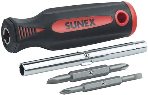 Sunex Tools 6N1SPH 6 in 1 Interchangeable Screwdriver - MPR Tools & Equipment