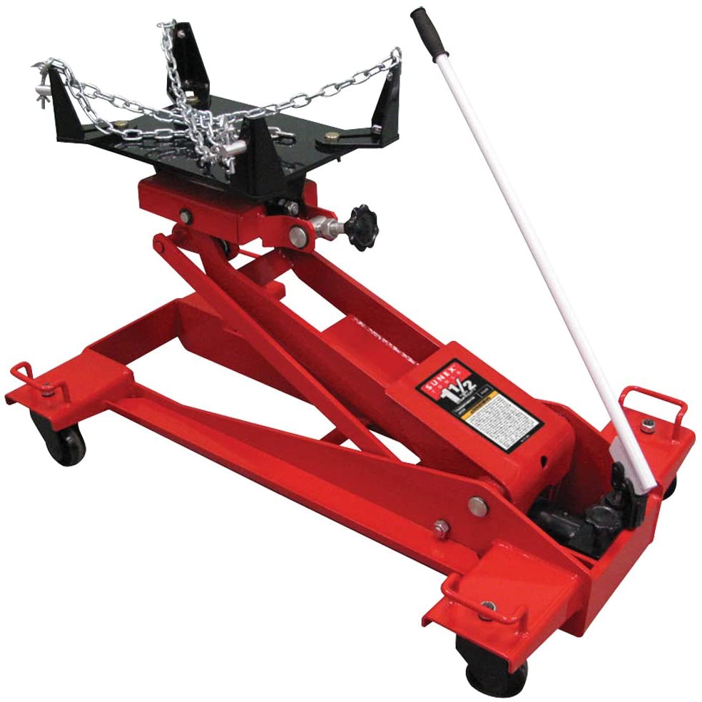 Sunex Tools 7752C 1-1/2-Ton Truck Transmission Jack - MPR Tools & Equipment